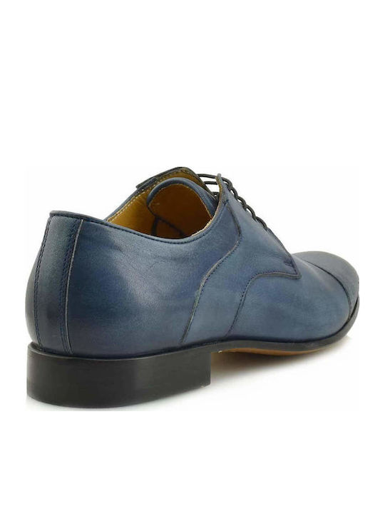 Δερμάτινα Ανδρικά Oxfords Μπλε
