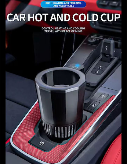 Car Cup Holder Mounting Type for Console with 1 Slot in Black Color