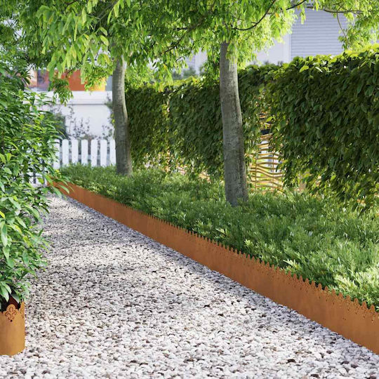 vidaXL Gardă Viu De Grădină Metalică 1.03m x 22cm vidaXL Gardă Viu De Grădină Metalică 1.03m x 22cm