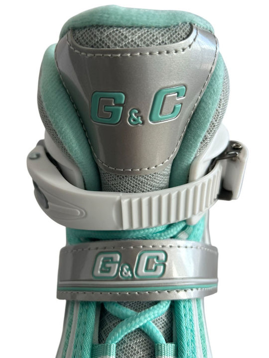 Grass & Co Inline Αυξομειούμενα Rollers Γκρι Παιδικά