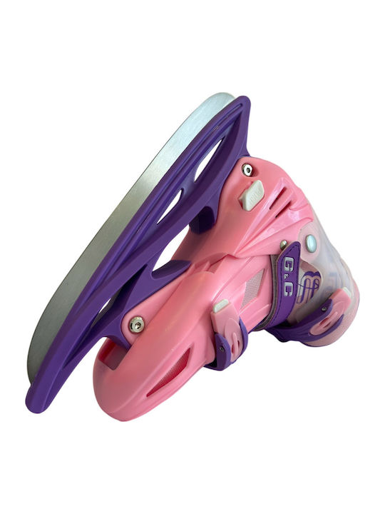 Grass & Co Inline / Quad Einstellbar Rollers Rosa Erwachsene/Kinder