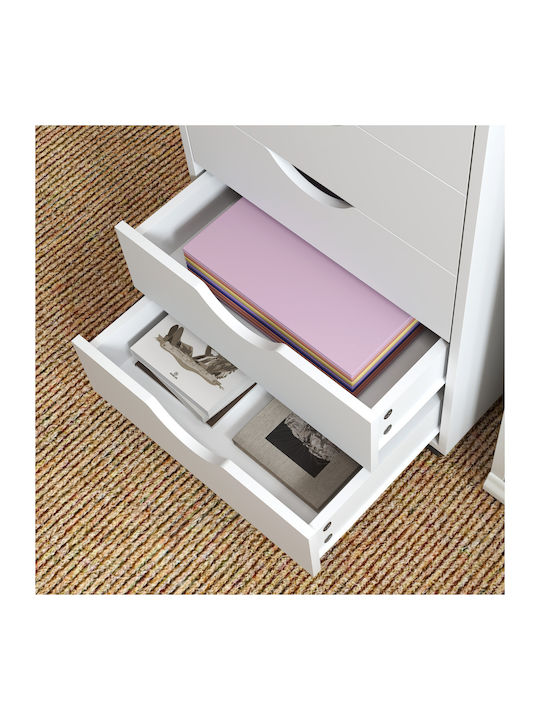 Schublade Büro aus MDF White 40x40x67cm
