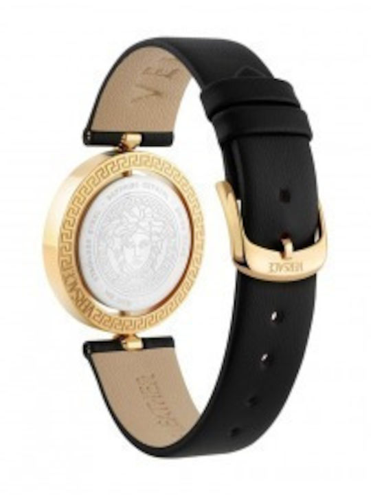 Versace Eon Lady Ρολόι Μπαταρίας με Δερμάτινο Λουράκι