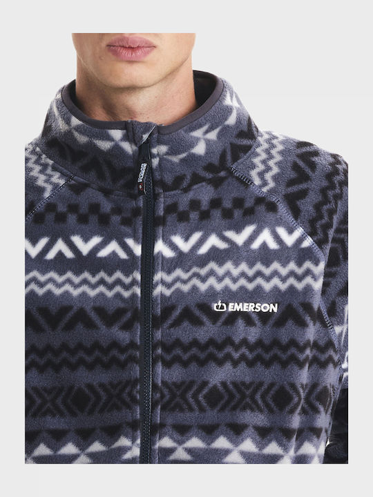 Men's Fleece Cardigan Multicolored