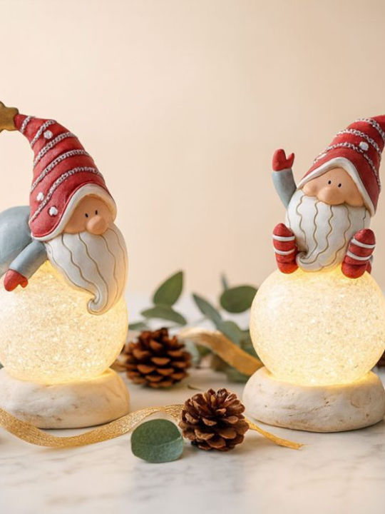 +Efo Illuminated Christmas Plastic Figure Dwarf Length 9cm 2pcs