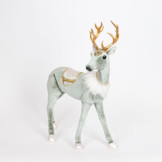 Eurolamp Velvet Deer Mint 37x52cm