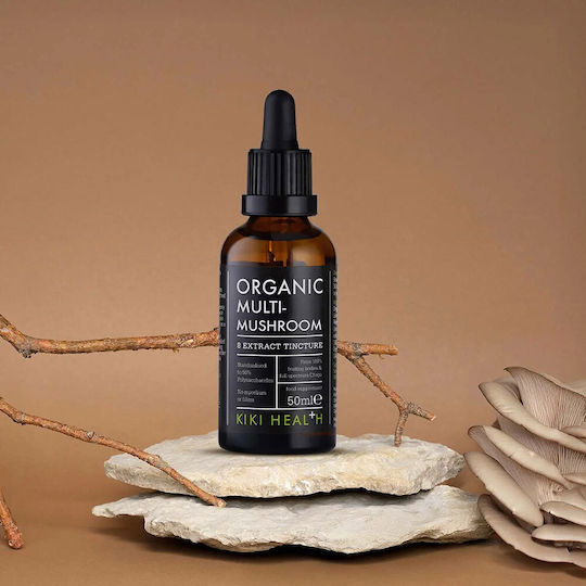 Kiki Health Βάμμα Organic Multi-Mushroom 8 Extract Blend Tincture 50ml