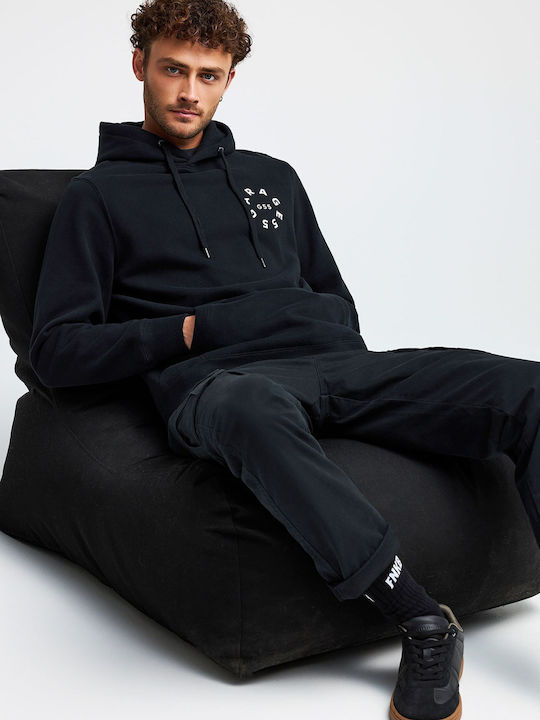 Sweatshirt mit Kapuze Schwarz