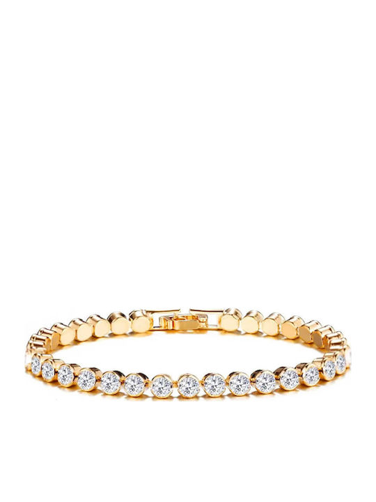 Bracelet One Row Austrian Crystals Florian