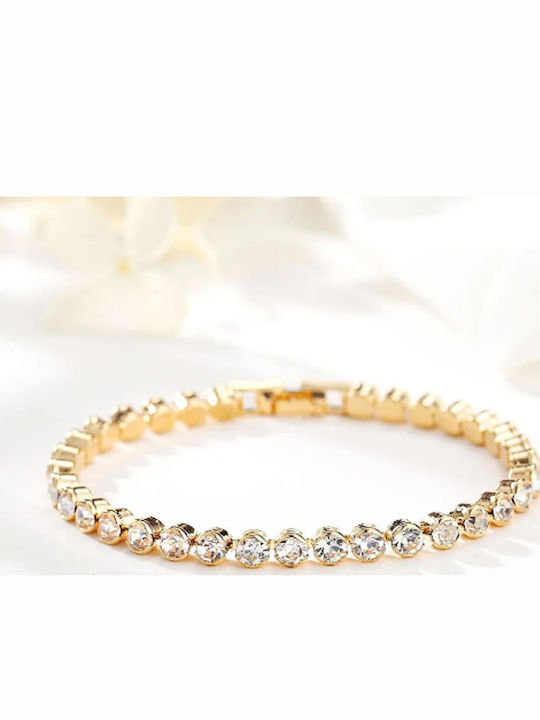 Bracelet One Row Austrian Crystals Florian