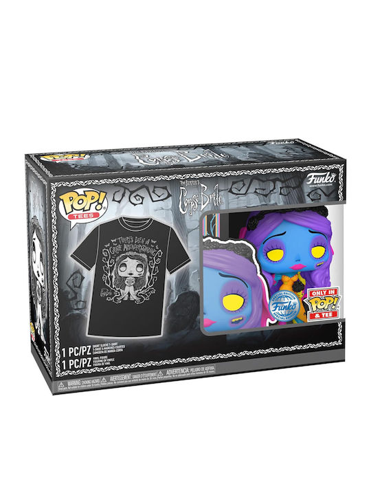 Funko Pop! Tees Movies: Corpse Bride - Emily (Black Light) (S) (Blacklight) (S)