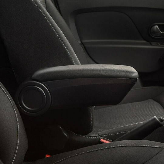 Rati Armster Car PU Armrest for Dacia Duster 2018-2019 Black