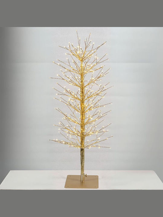Christmas Decorative Illuminated Tree 120cm IP44 Electric Gold Tree