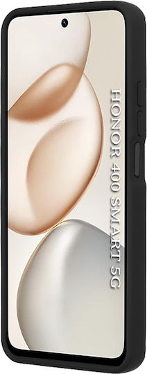 Techsuit Glinth Umschlag Rückseite Silikon Schwarz (Honor 400)