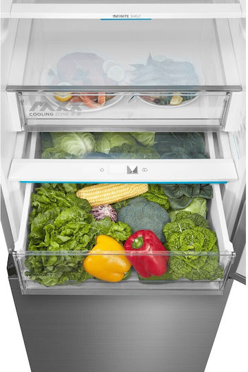 Midea 442лт В201xШ59.5xД67см. Inox MDRB600MIC46P