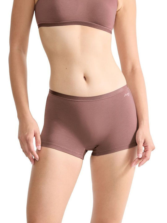 Βαμβακερά Women's Boxer 3Pack Cacao