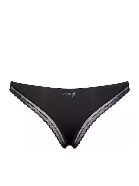 Body Adapt Twist Women's Brazil with Lace Black