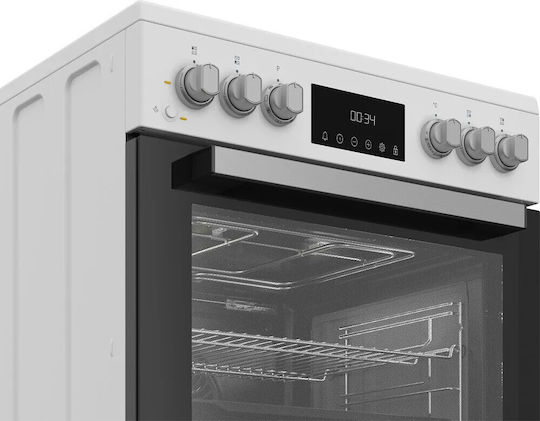 Whirlpool Κουζίνα 72lt με Κεραμικές Εστίες Π60εκ. Λευκή