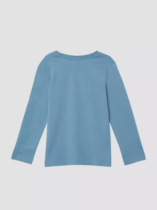 Kids' Shirt Long Sleeve Blue Raff