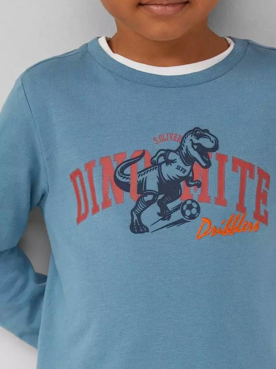 Kids' Shirt Long Sleeve Blue Raff