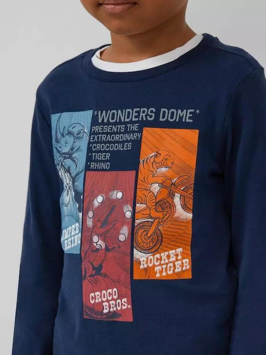 Kids' Shirt Long Sleeve Blue