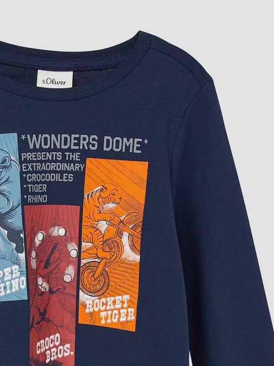 Kids' Shirt Long Sleeve Blue