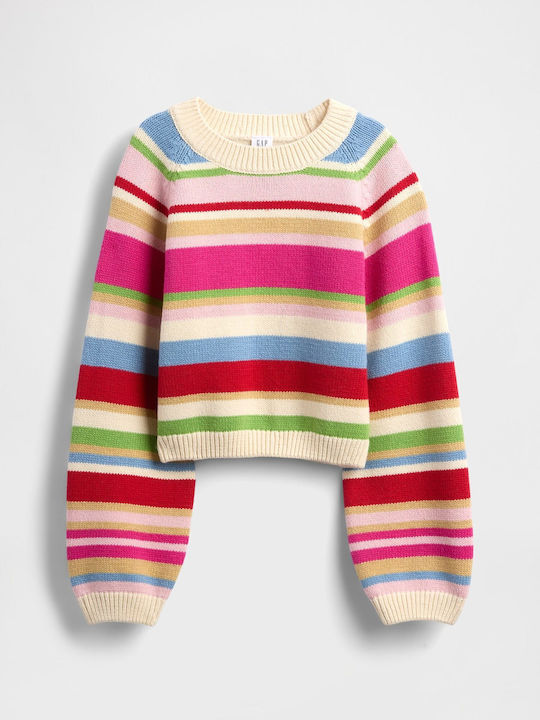 Pulover pentru copii Cu mânecă lungă Multi Stripe