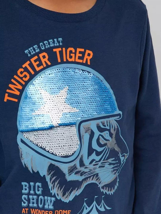 Kids' Shirt Long Sleeve Blue
