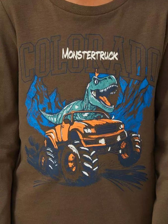 Kids' Shirt Long Sleeve Khaki