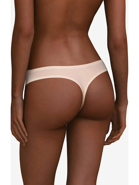 Damen Zeichenfolge Nahtlos Beige
