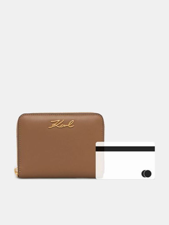 Signature Klein Leder Damen Geldbörse Klassisch Schwarz