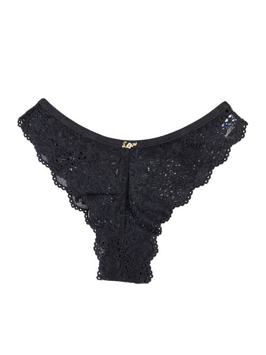Women's Brazil with Lace Black