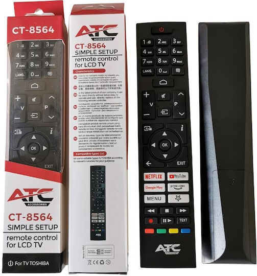 Telecomandă Compatibilă CT-8564 pentru Televizoare Toshiba
