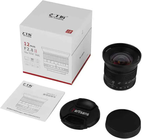 7artisans Crop Φωτογραφικός Φακός 12mm f/2.8 Mark II Wide Angle για Sony E Mount Black