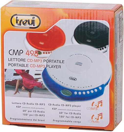 Trevi Φορητό Ηχοσύστημα CMP-498 mit CD-Spieler in Rot Farbe