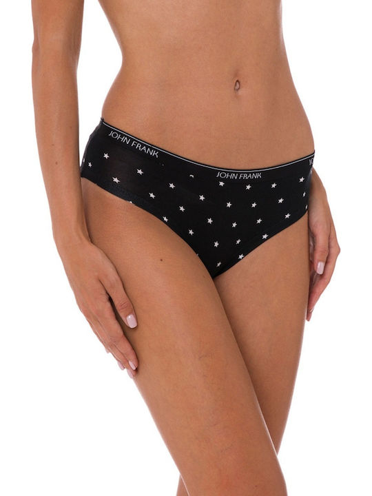 Βαμβακερά Γυναικεία Slip 3Pack Black/White/Grey