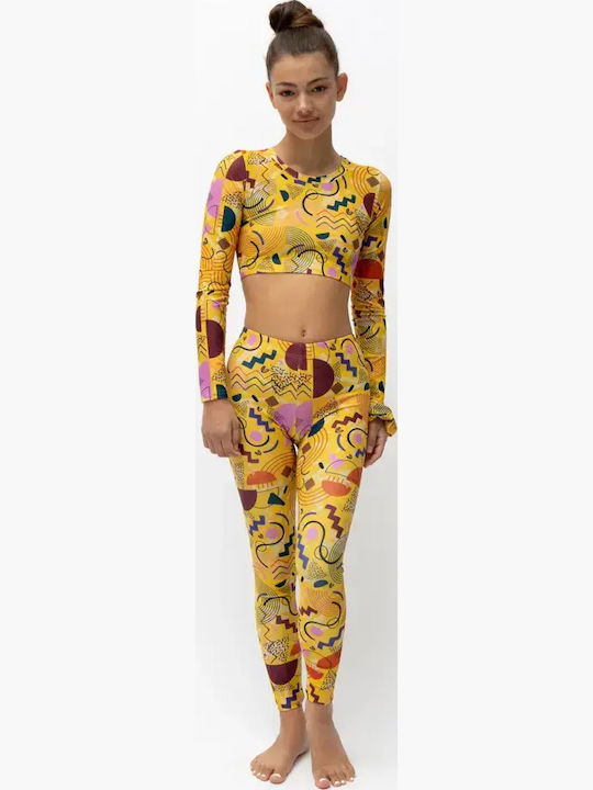 Kids Legging Long Yellow