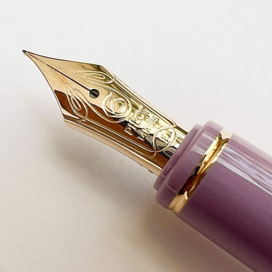 Pilot Fountain Pen Fine From Brass With Black Ink