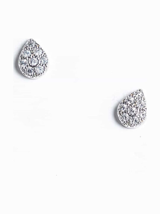 Cuoro Ohrringe aus Silber mit Steinen