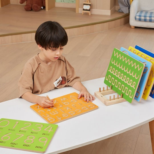 Viga Toys Joc Educațional Litere și numere din Lemn