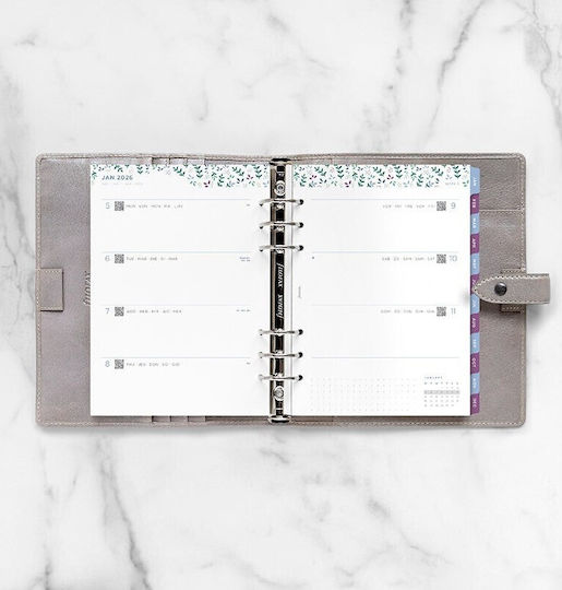 Refill A5 2026 Garden Week On Two Pages 26-68592 Filofax 5059145597734