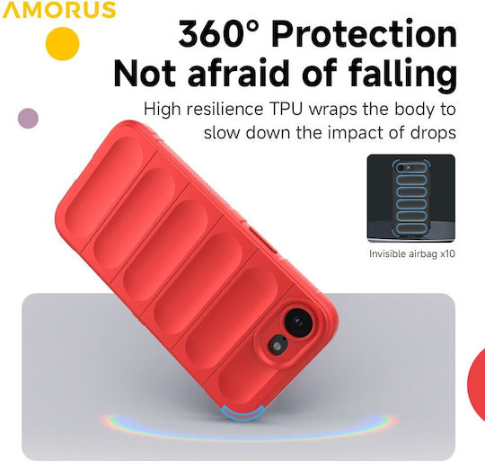 Amorus Back Cover Σιλικόνης Μωβ (Redmi 15C)