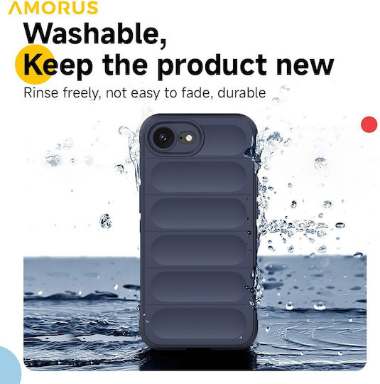 Amorus Back Cover Σιλικόνης Γκρι (Poco F7)