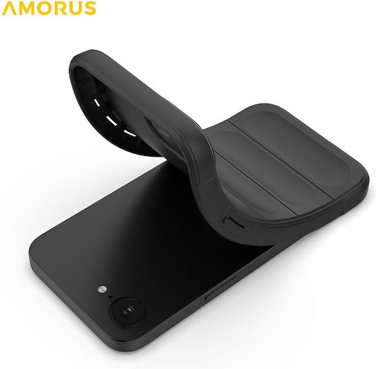Amorus Back Cover Σιλικόνης Μπορντό (Poco F7)