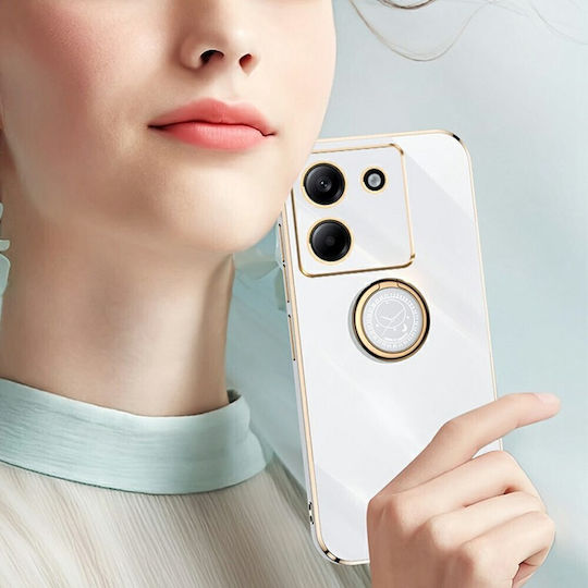 Xinli Straight Back Cover Silicon Roșu (Poco M7 Pro)