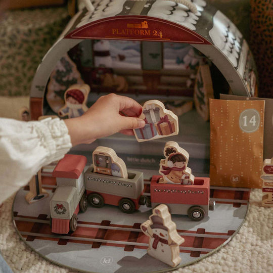 Little Dutch Advent Calendar Τρένο Χάρτινο