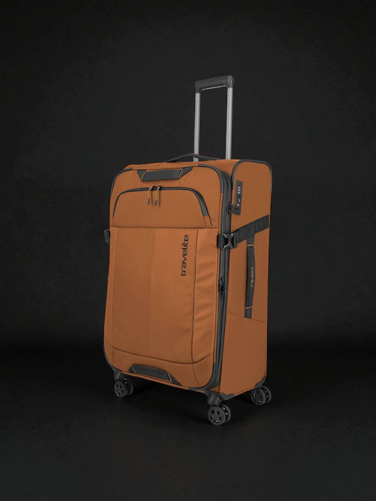 Travelite Βαλίτσα Μεγάλη Καρυδί