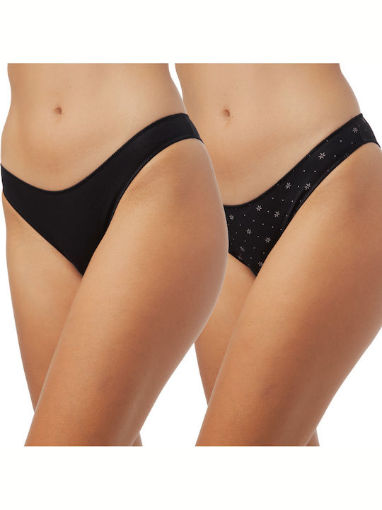 Fimelle Rio Women's Slip 2Pack Black