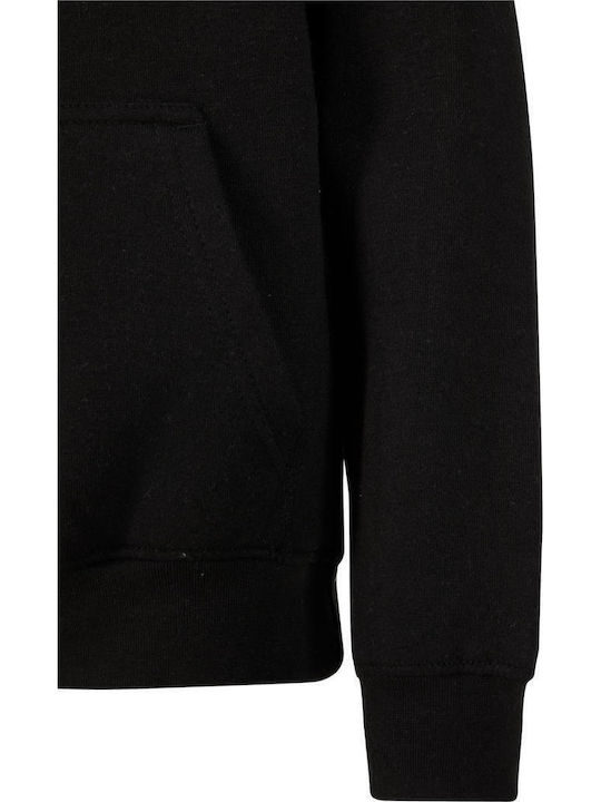 Kinder-Sweatshirt mit Kapuze und Taschen Schwarz