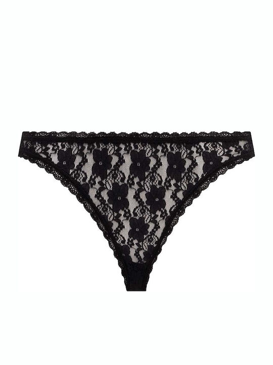 Guess Γυναικεία Brazilian Εσώρουχα Δαντέλα 3τμχ O4gg34kc5l0-f68s Black White Pink
